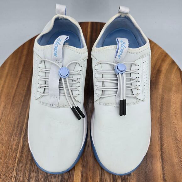 Clove Shoes Womens 8 Light Gray Low Top Drawstring Professional Nursing Sneakers - Picture 7 of 9